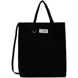 Black Large Canvas Shopping Tote 241188F046004