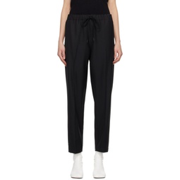 Black Tapered Trousers 241188F087019