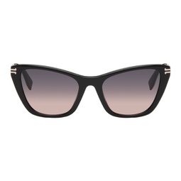 Black Cat-Eye Sunglasses 241190F005000