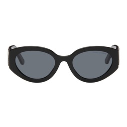 Black Oval Sunglasses 241190F005023