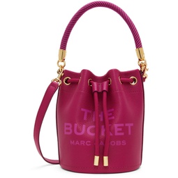 Pink The Leather Bucket Bag 241190F048002