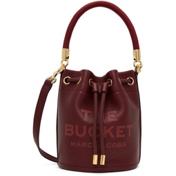 Burgundy The Leather Bucket Bag 241190F048003