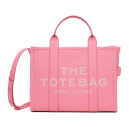 Pink The Leather Medium Tote 241190F049127