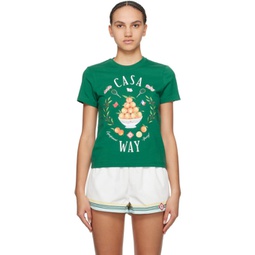Green Casa Way T-Shirt 241195F110001
