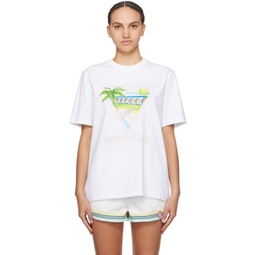 White Tennis Club Icon T-Shirt 241195F110006