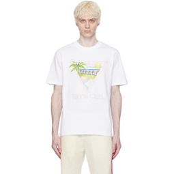 White Tennis Club Icon T-Shirt 241195M213002