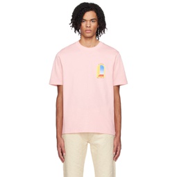 Pink LArche De Jour T-Shirt 241195M213025