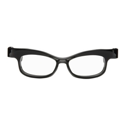 SSENSE Exclusive Black FA-143 Glasses 241196M133000