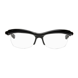 SSENSE Exclusive Black FA-428 Glasses 241196M133002