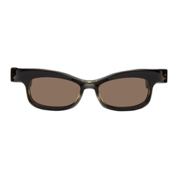 SSENSE Exclusive Brown FA-143 Sunglasses 241196M134004