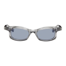 SSENSE Exclusive Gray RF-044 Sunglasses 241196M134014