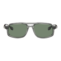 SSENSE Exclusive Gray RF-160 Sunglasses 241196M134019
