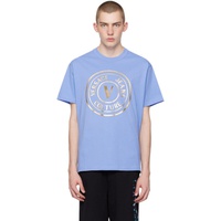 Blue V-Emblem T-Shirt 241202M213001