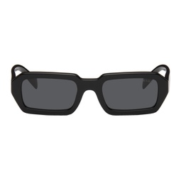 Black Rectangular Sunglasses 241208M134021