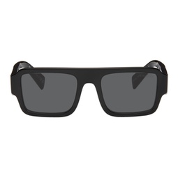 Black Rectangular Sunglasses 241208M134026