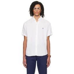 White Classic Fit Shirt 241213M192021