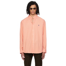 Orange Classic Fit Shirt 241213M192065