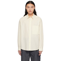 Off-White Crinkled Shirt 241221M192017
