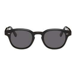 Black Active Round Sunglasses 241230F005000