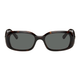 Brown LAX Sunglasses 241230F005024