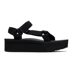 Black Flatform Universal Sandals 241232F124010