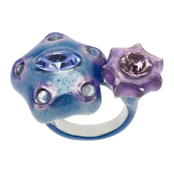 Blue & Purple Starlet Ring 241236F024015
