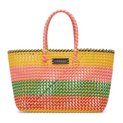 Multicolor Upcycled Tote 241245M172003