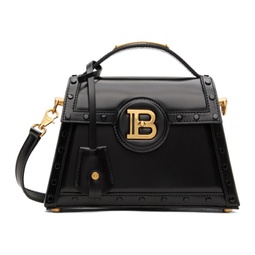 Black B-Buzz Dynasty Glazed Leather Bag 241251F048003