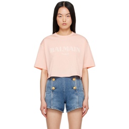 Pink Vintage T-Shirt 241251F110025
