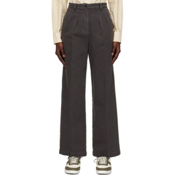 Gray Tressie Trousers 241252F087005