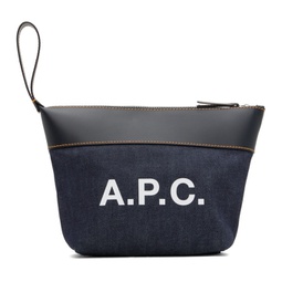 Navy & Black Axelle Pouch 241252M171006