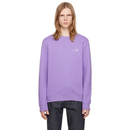 Purple Item Sweatshirt 241252M204004