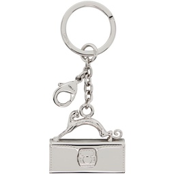 Silver Pencil Cat Brass Keychain 241254M148000
