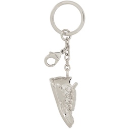 Silver Curb Sneakers Key Chain 241254M148002