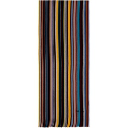 Multicolor Signature Stripe Scarf 241260M150004
