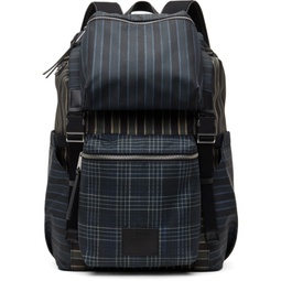 Multicolor Check Backpack 241260M166002