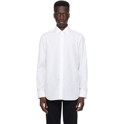 White Tailored Shirt 241260M192000