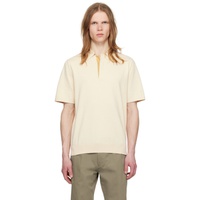 Beige Embroidered Polo 241260M212016