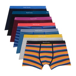 Seven-Pack Multicolor Artist Stripe Boxers 241260M216029