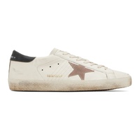 White & Pink Super-Star Sneakers 241264M237029