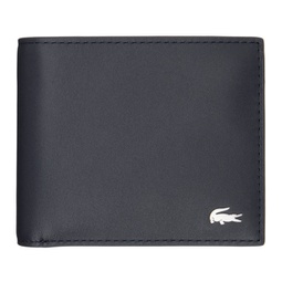 Navy Fitzgerald Leather Wallet 241268M164005