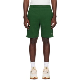 Green Jogger Shorts 241268M193002