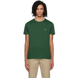 Green Crewneck T-Shirt 241268M213005