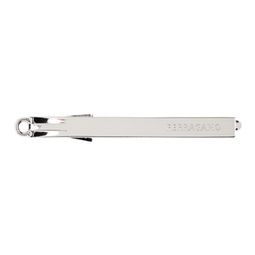 Silver Personalized Logo Tie Bar 241270M149004