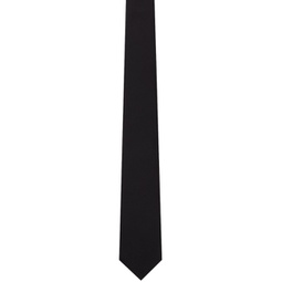 Black Silk Tie 241270M158016
