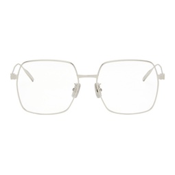 Silver Square Glasses 241278F004024