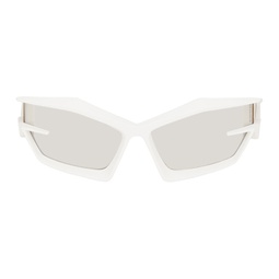 White Giv Cut Sunglasses 241278F005063
