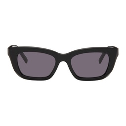 Black Rectangle Sunglasses 241278F005069