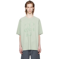 Green Monogram T-Shirt 241285M213004