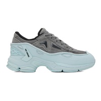 Gray & Blue Pharaxus Sneakers 241287F128002
